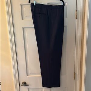 Perry Ellis Black Dress Pants Classic Straight-Leg